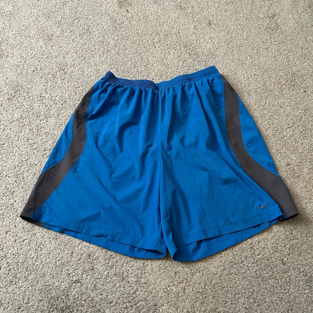 Nike Men's Blue Dri-FIT Athletic Shorts Size XL Running Gym Training